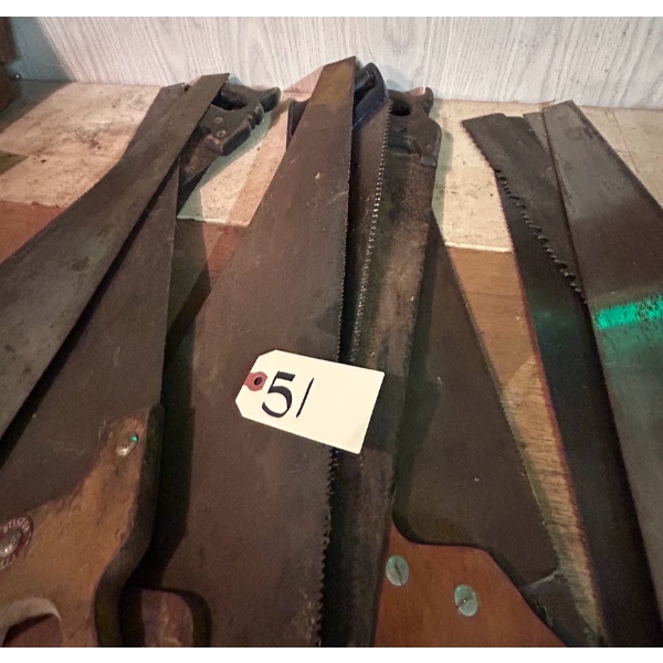 Lot of Approx. 12 Vintage Hand Saws