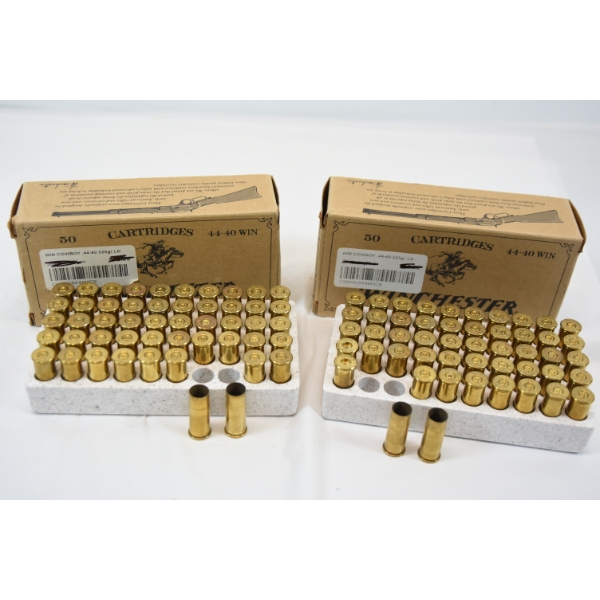100 Pieces Winchester 44-40 Shot Brass