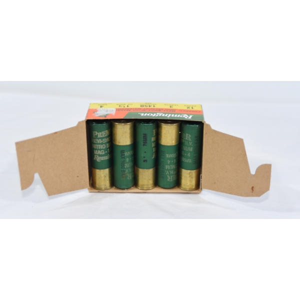 10 Rounds Remington Premier Hevi-Shot Nitro Magnum 12 Gauge 3" #4 Shot Ammunition 