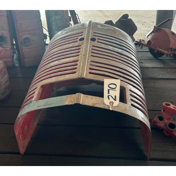 Vintage Farmall-Style Tractor Front Grille, Likely H / M Series