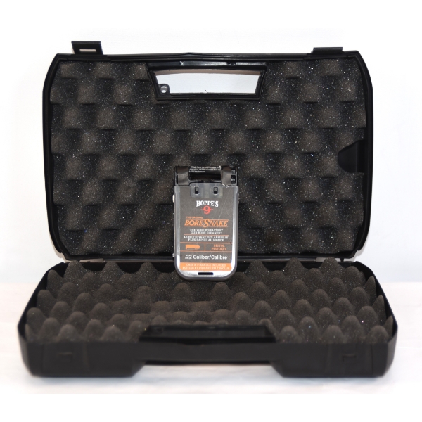 Box Lot Sig Sauer Handgun Case With Hoppe's No. 9 Bore Snake