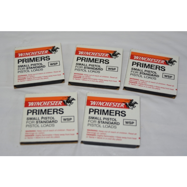 500 Pieces Winchester Small Pistol Loads Primers