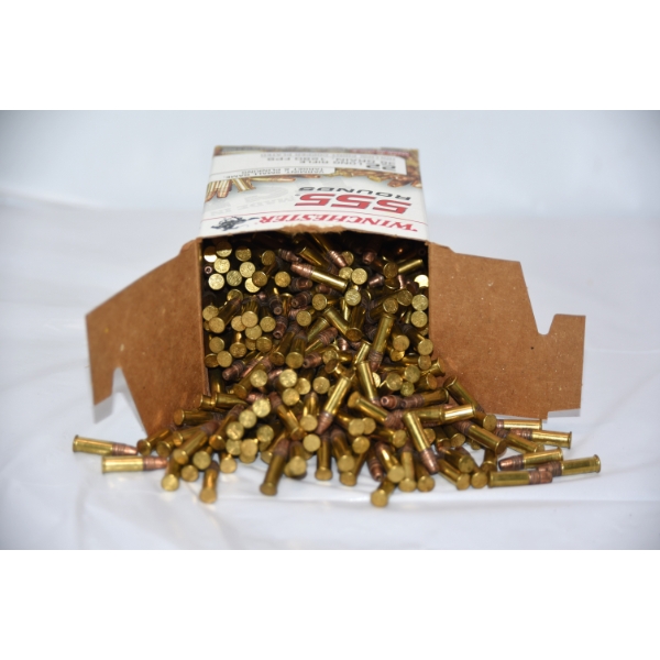 Approximately 555 Rounds Winchester .22LR 36gr HP Ammunition 