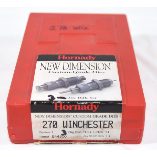 Hornady 3 Die Rifle Set 270 Winchester 