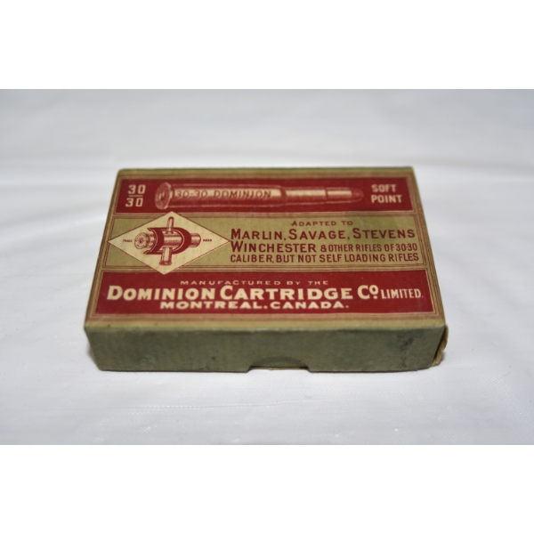 20 Rounds Dominion 30-30 Dominion SP Ammunition