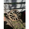Image 1 : Antique Wooden Spoke Automobile Wheel with Steel Rim & Hub