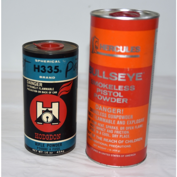 500 Grams Hodgdon H335 & Hercules Bullseye Powder