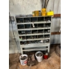 Image 1 : Assorted Nuts, Bolts, Hardware and Metal Shelf 