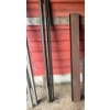 Image 1 : Farm Steel Lot: Green Steel Fence Posts, (3) Galvanized Pipes & Heavy Steel Angle Iron