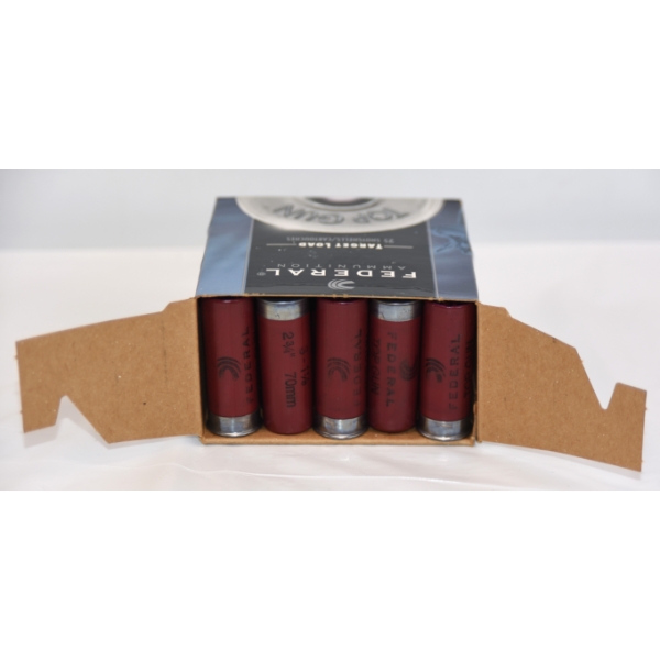 25 Rounds Federal Top Gun 12 Gauge 2 3/4" #7 1/2 Shot Ammunition