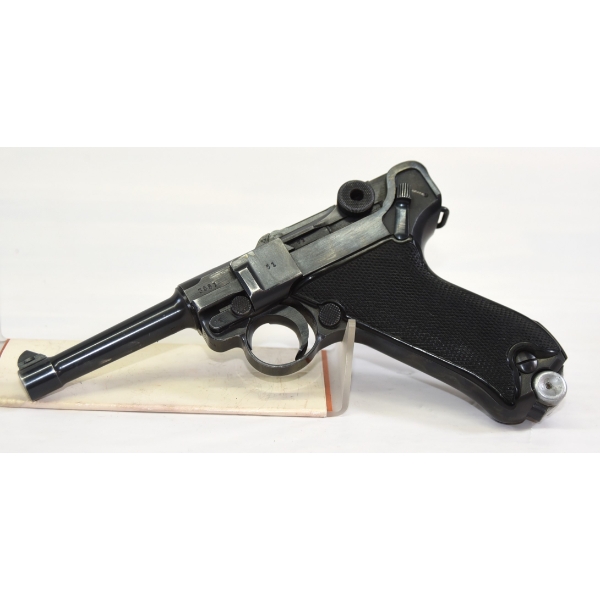 Luger Model P08 Semi Automatic 9mm Caliber Handgun
