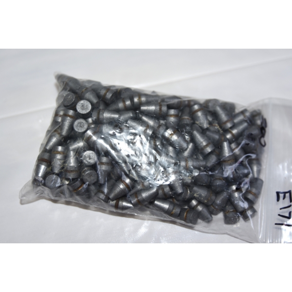 200 Pieces 9mm Lead Flat Point 121 G Bullet