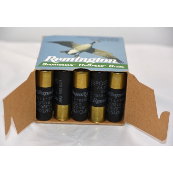 25 Rounds Remington 12 Gauge 3" #4 Hi Speed Steel Ammunition