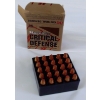Image 1 : 25 Rounds Hornady Critical Defense 9mm 115gr FTX HP Ammunition 