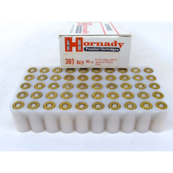 50 Rounds Hornady 380 Auto Ammunition 