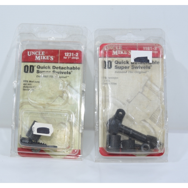  2 Packages Uncle Mike's Quick Detachable Super Sling Swivel Parts