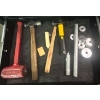 Image 1 : Assorted Shop Hammers, Soft-Face Mallet, Punches & Machining Accessories