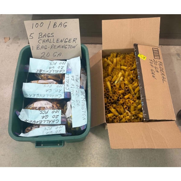 Over 600 Pieces20 Gauge Hulls