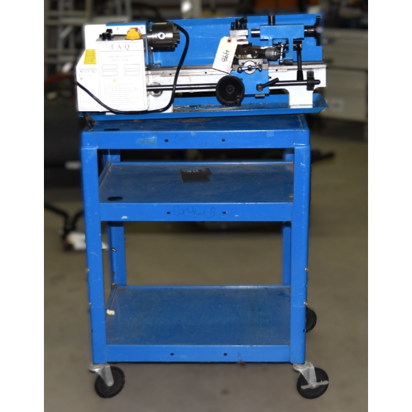 Blue Vevor 7"x 14" Precision Mini Benchtop Lathe