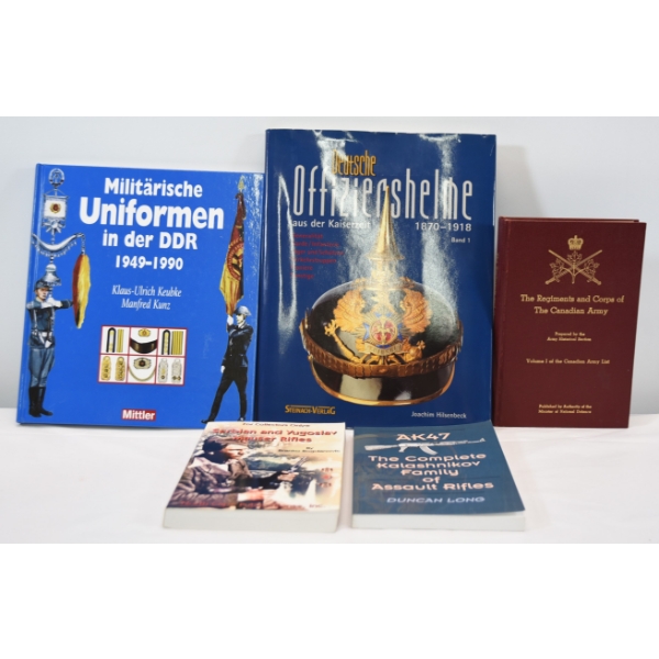Box Lot Military & Uniform German Books 