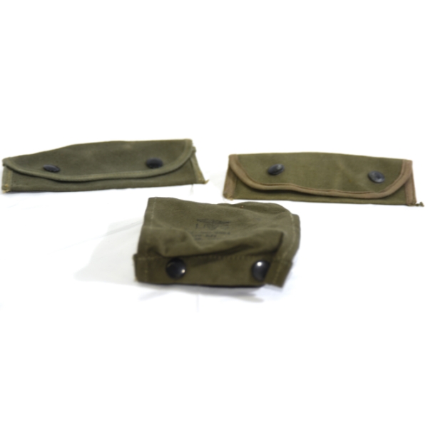 2 Canvas Pouches & First Aid Pouch 
