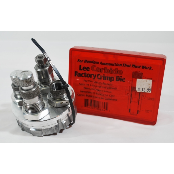 Lee Carbide 45 ACP Factory Crimp Die with Plate