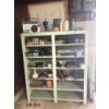 Image 1 : Shelving Unit, Vintage Sanyo Radio, Tools, Hardware & Assorted Supplies 