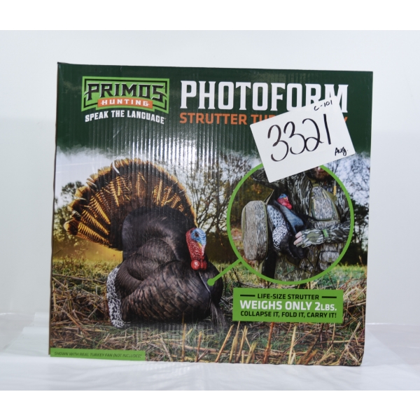 Primos Photoform Strutter Turkey Decoy