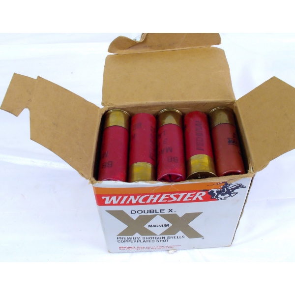 25 Rounds Winchester 12 Gauge 1 7/8 BB Shot Ammunition 
