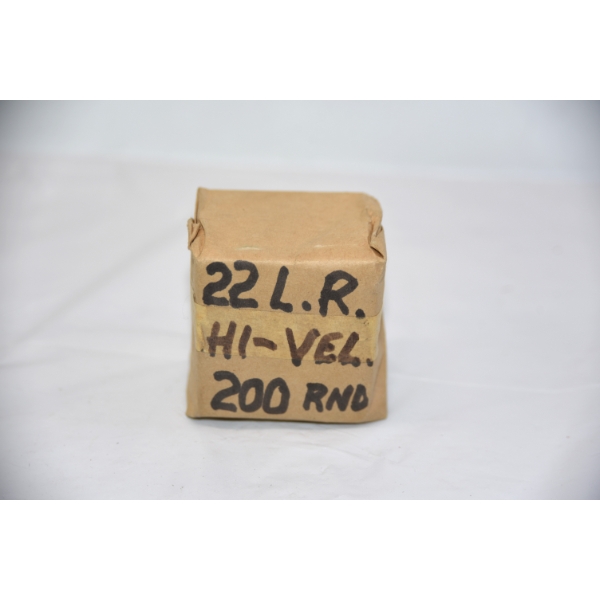 200 Rounds Unknown Brand .22LR High Velocity Ammunition 