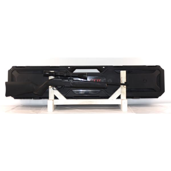 Ruger 10/22 Semi Automatic .22 LR Caliber Rifle With Hard Case Scope BX-25 Pinned Magazine