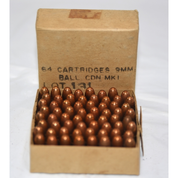 64 Rounds Military 9mm Ammunition