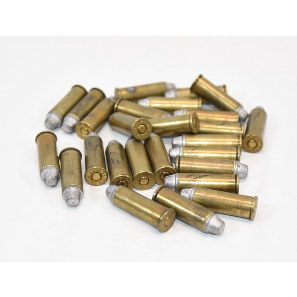 25 Rounds Assorted Brands .44 Rem Mag Caliber Lead SWC Reloaded Ammunition