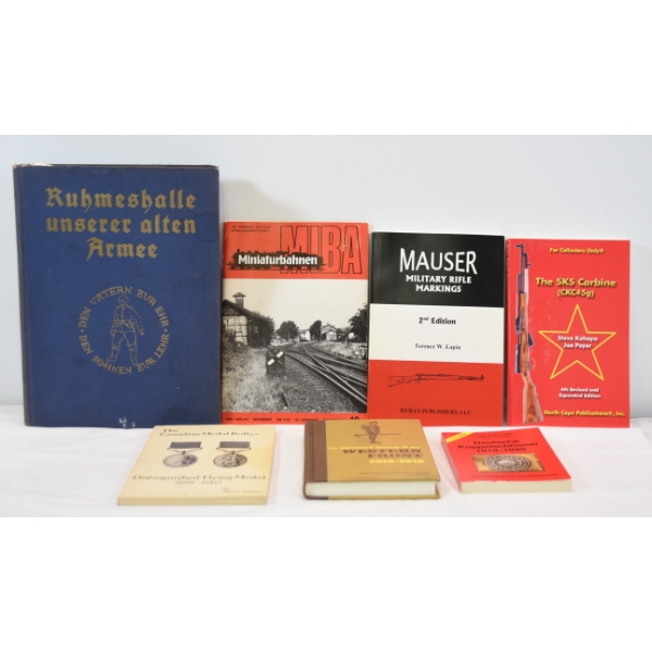 Box Lot Military Books 