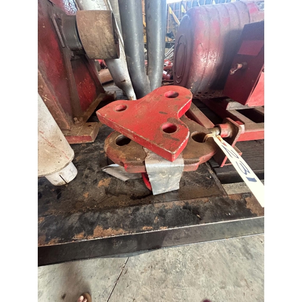 Spring-Cushioned Hitch Clevis, 3-Hole Mounting Plate