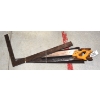 Image 1 : 3 Saws & 2 Carpenter Squares 