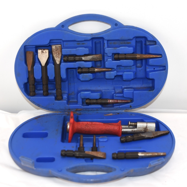 Astro Pneumatic 12 Piece Interchangeable Chisel & Punch Set