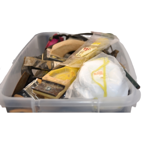 Box Lot Painting & Tile Supplies 