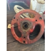 Image 2 : Vintage Red Cast Iron 3-Spoke Wheel Hub / Centre with Bearing, Possibly IH