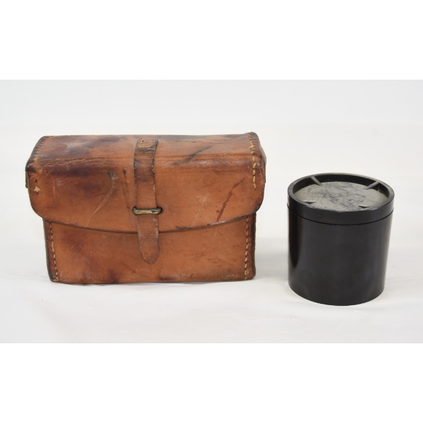 Leather Ammo Pouch & Small Container