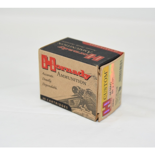 20 Rounds Hornady 44 Mag. 200gr. XTP Ammunition