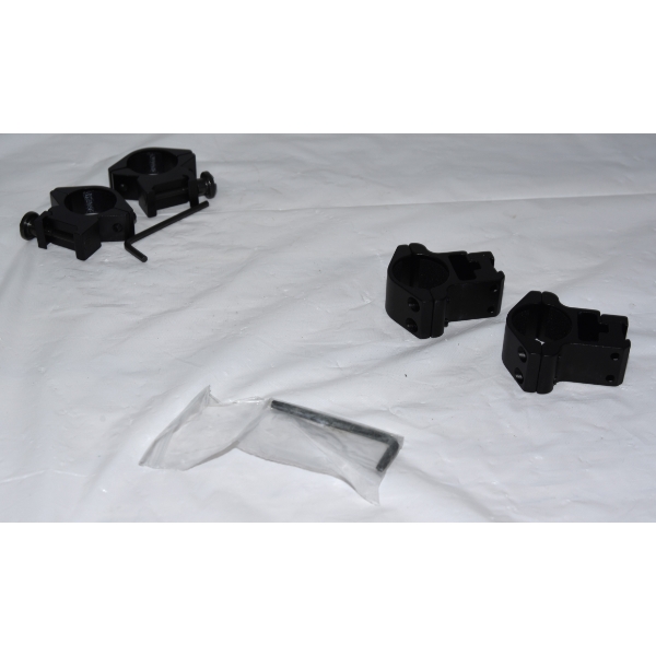 1 Set 1" Scope Rings for Weaver Bases & 1 Set 1" Scope Rings for 22 Grooved Receiver