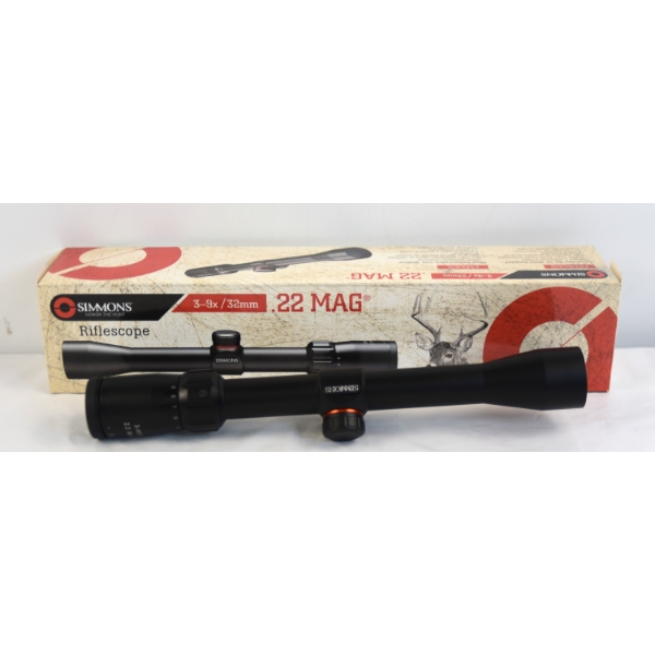 Simmons Riflescope 3 -9X/32MM .22 mAG 