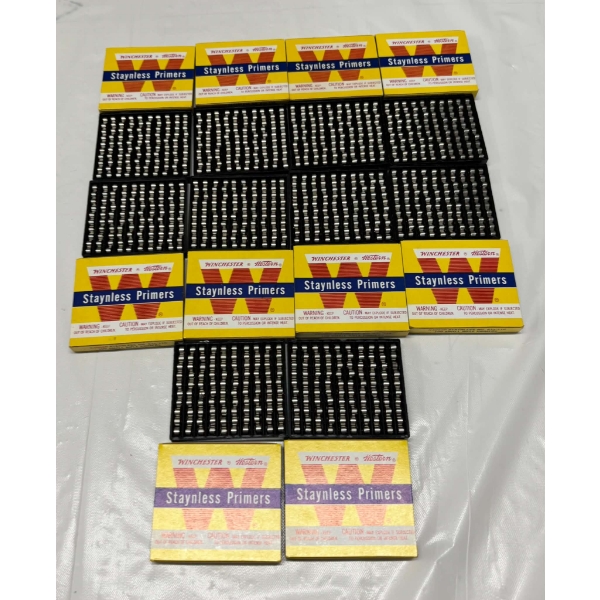 1000 Pieces Winchester Staynless Small Rifle Primers 