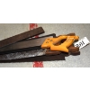Image 2 : 3 Saws & 2 Carpenter Squares 