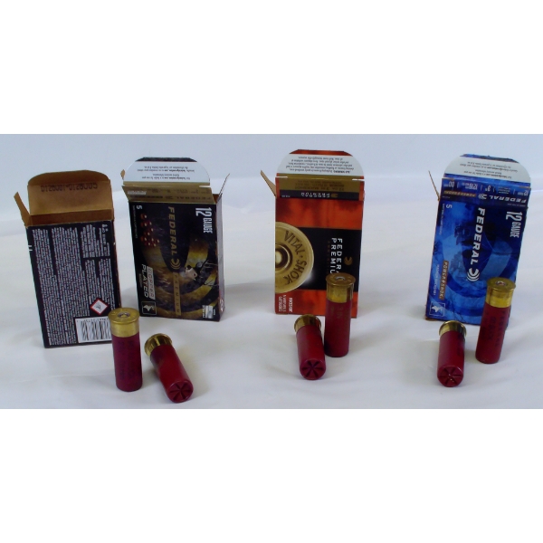 20 Rounds Assorted Federal 12ga Ammunition 