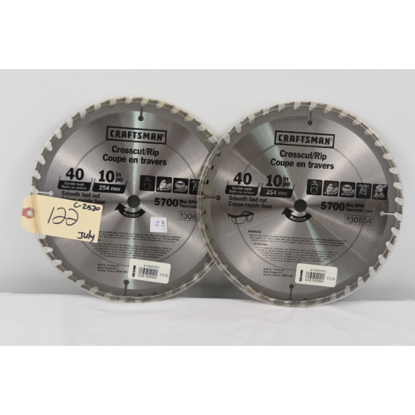 10" Craftsman Blades (2)
