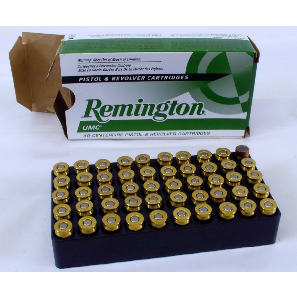 50 Rounds Remington UMC .380 Auto 95gr MC Ammunition 