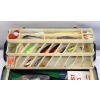Image 3 : Old Pal Blue Tackle Box With Accessories 