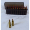 Image 4 : 20 Rounds Winchester .22-250 Remington Ammunition in Plastic Storage Box	